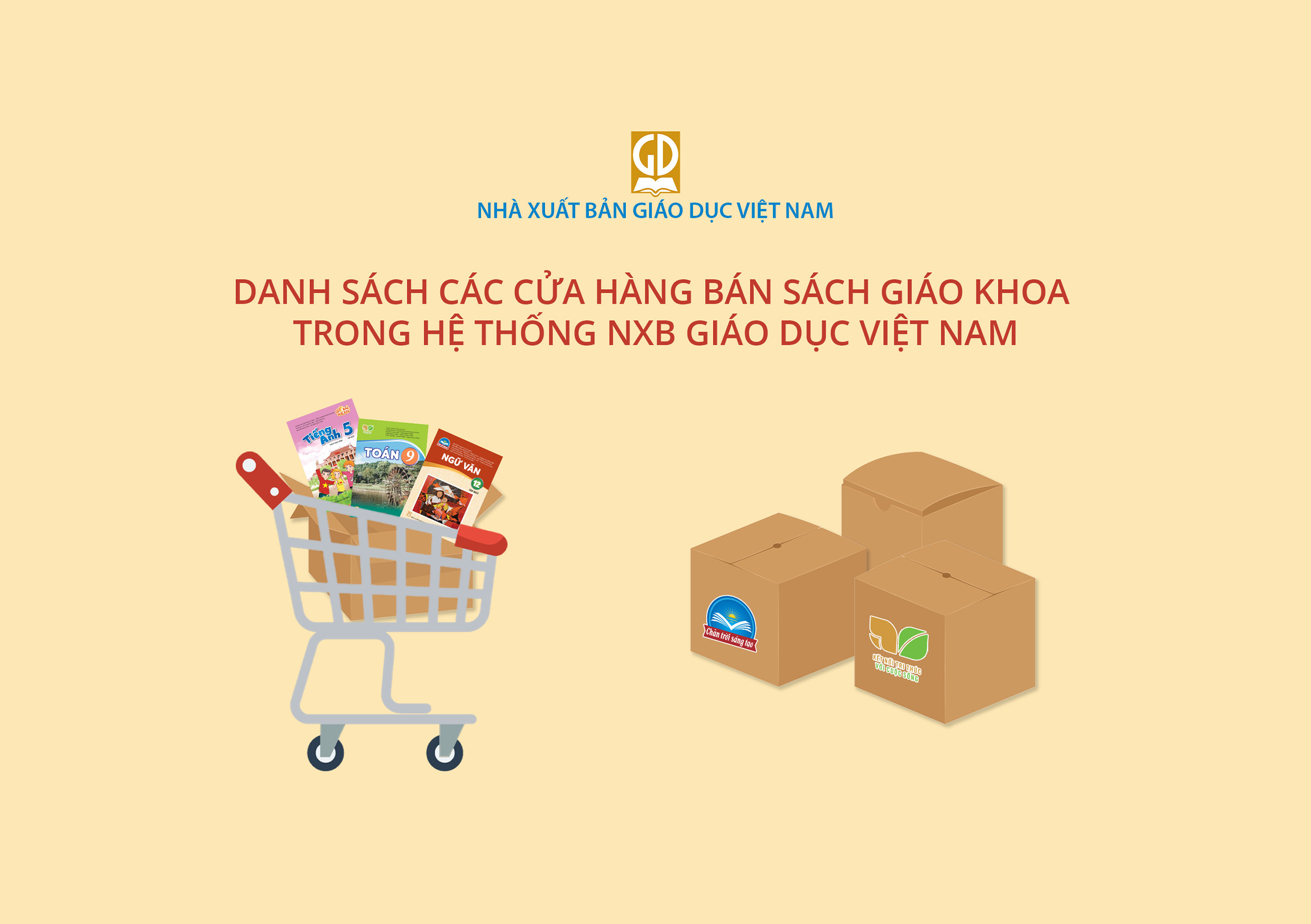 DANH SÁCH CÁC CỬA HÀNG BÁN SÁCH GIÁO KHOA TRONG HỆ THỐNG NHÀ XUẤT BẢN GIÁO DỤC VIỆT NAM 