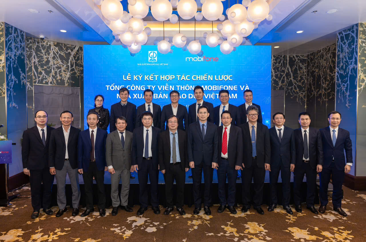Hợp tác chiến lược giữa MobiFone và Nhà Xuất bản Giáo dục Việt Nam: Chuyển đổi số nâng cao chất lượng giáo dục