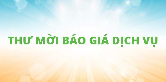 Thông báo mời nộp báo giá về cung cấp dịch vụ vé máy bay trên thị trường