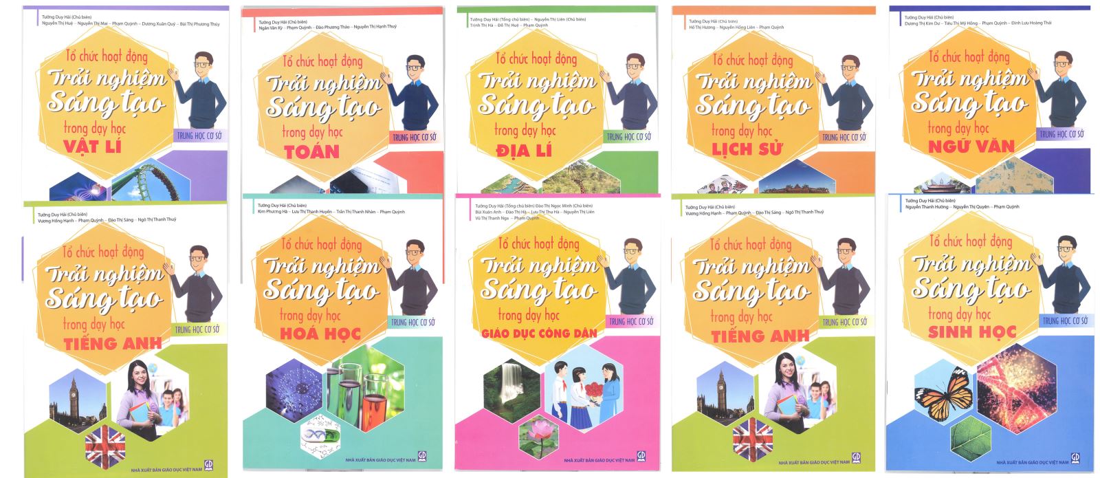 Bộ sách Tổ chức hoạt động trải nghiệm sáng tạo trong dạy học Trung học cơ sở