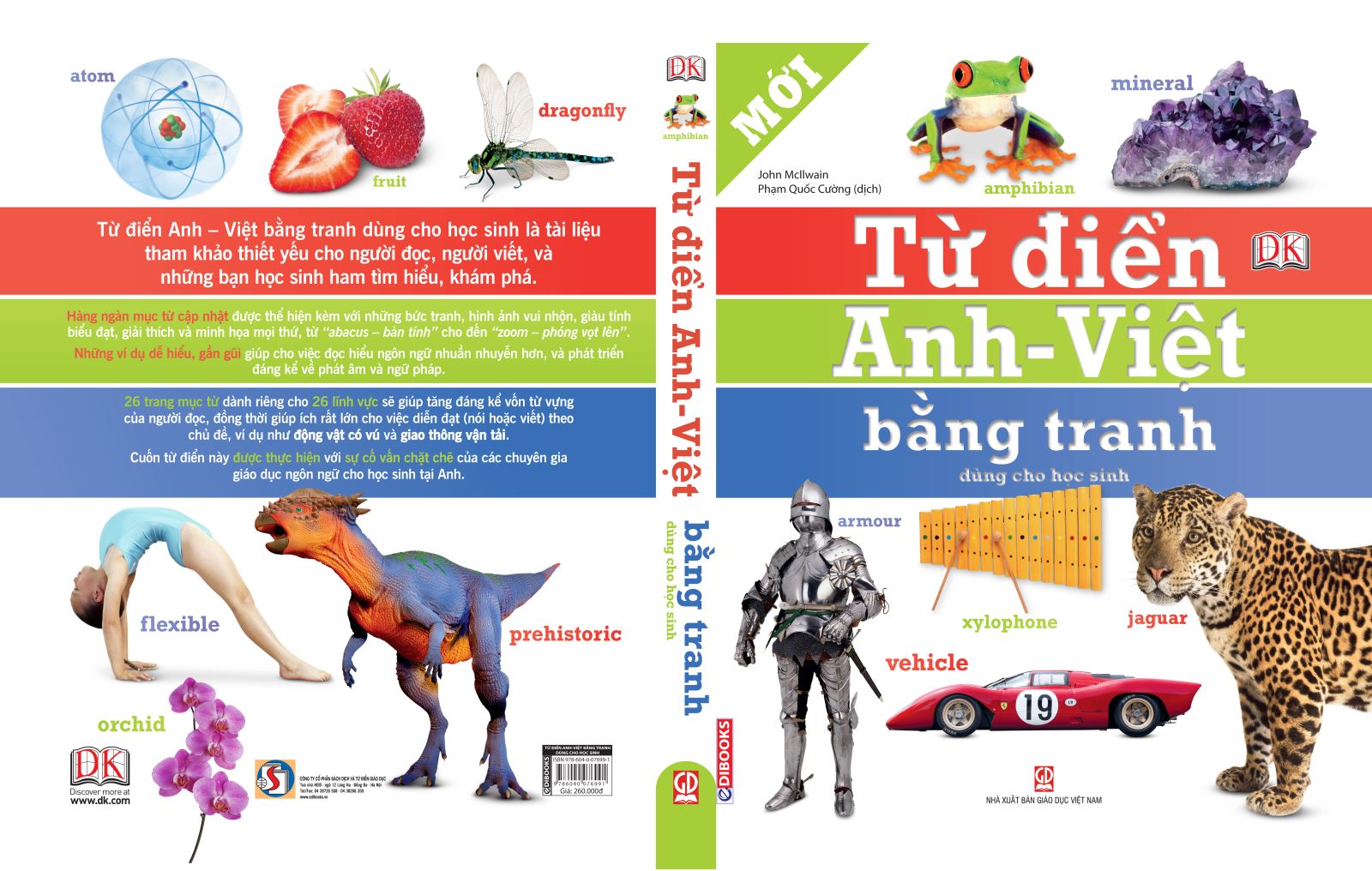 Sách mới: Từ điển Anh-Việt DK bằng tranh cho học sinh